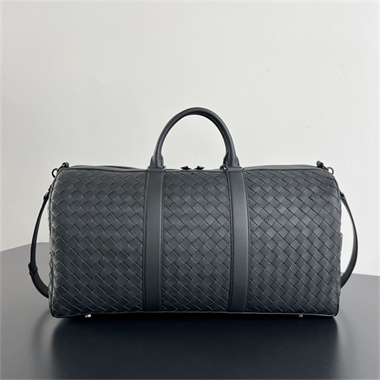 bottega veneta intreccio leather travel duffel bag #795287